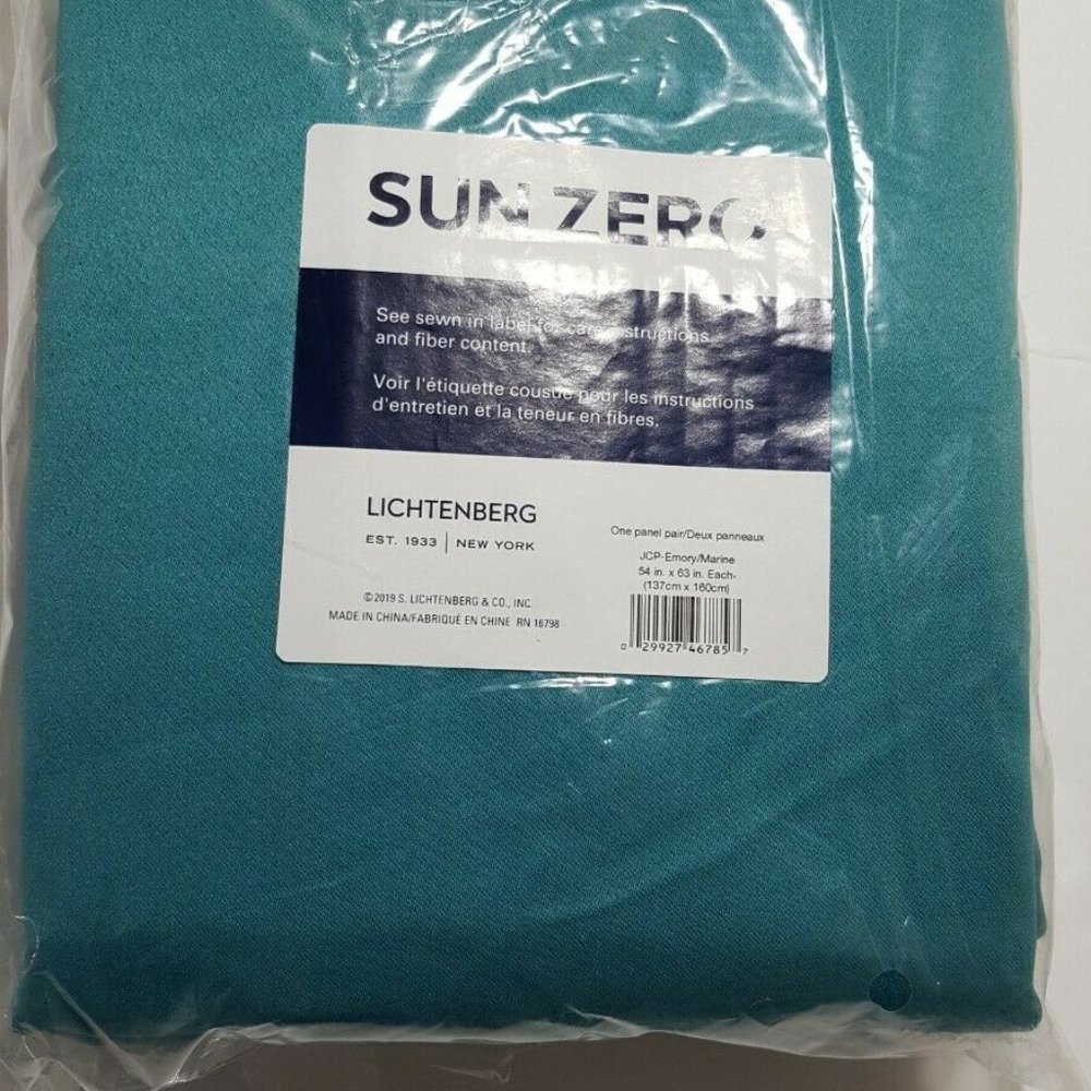 Sun Zero Emory 2-Pack Room-Darkening Rod-Pocket Cu - Picture 5 of 5